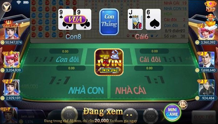 Cách truy cập vào bài Baccarat tại cổng game Iwin Cách truy cập vào bài Baccarat tại cổng game Iwin